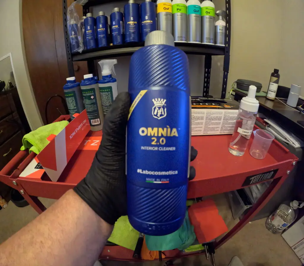Omnia 2.0 best car interior cleaning tested and certified to European standards or its virus and bacteria cleaning action.