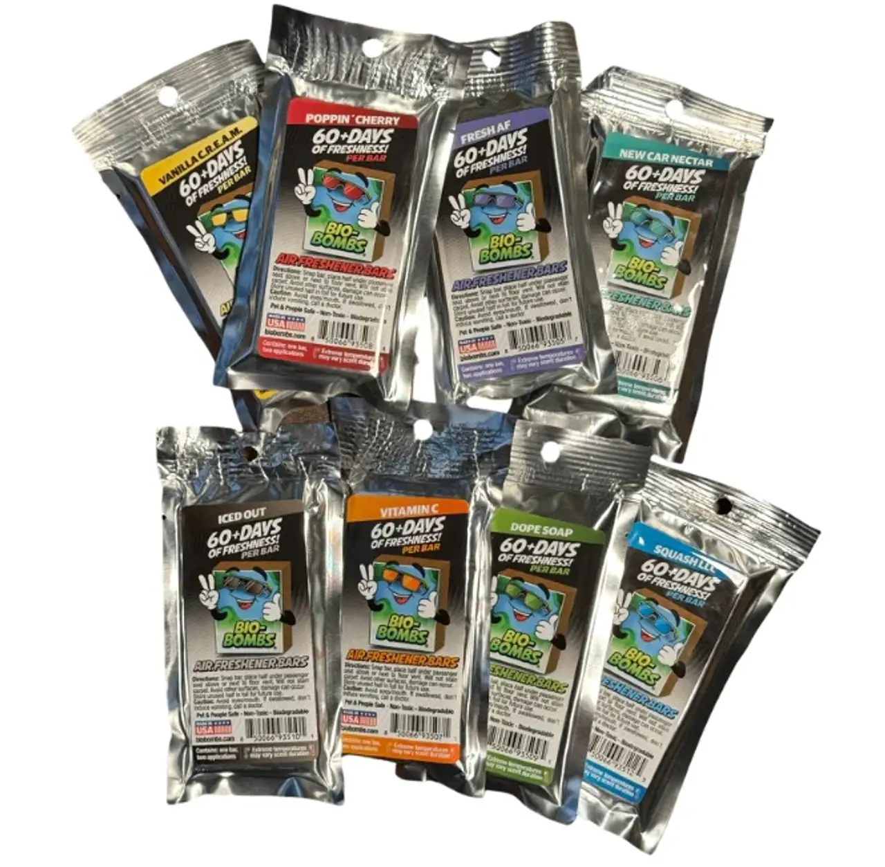 Bio-Bombs all available car scents